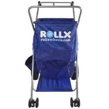 Load image into Gallery viewer, RollX Foldable Storage Wagon Beach Cart (Black Wheels)
